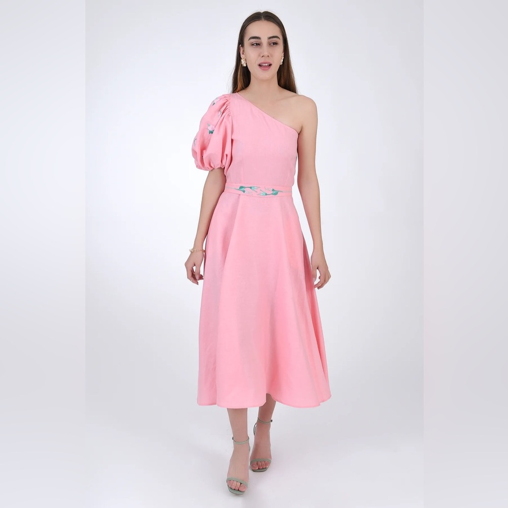 Fanm Mon Ayisha One Shoulder Dress